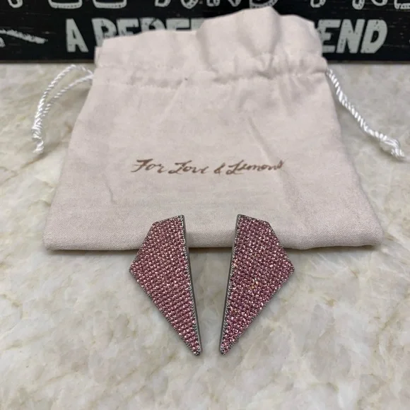 For Love and Lemons Robin Crystal Earrings - Picture 7 of 10